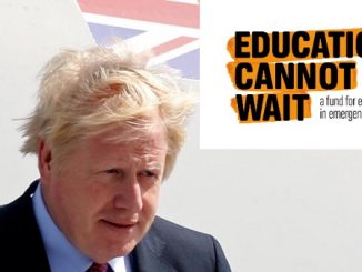 Boris Johnson Education Cannot Wait