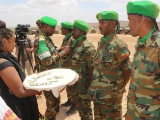 AMISOM honors Ethiopian troops