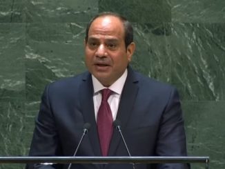 Egypt’s President at UNGA speaks about the Nile River and Ethiopia’s Renaissance Dam