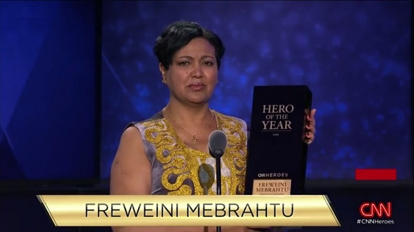 The 2019 CNN Hero of the Year Freweini Mebrahtu