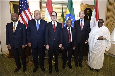 foreign ministers of Egypt, Ethiopia and Sudan