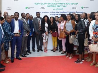 Ethio telecom CSR public university students support