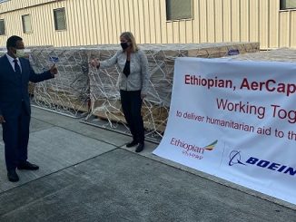 Boeing and Ethiopian Airlines partner on their 40th humanitarian delivery flight
